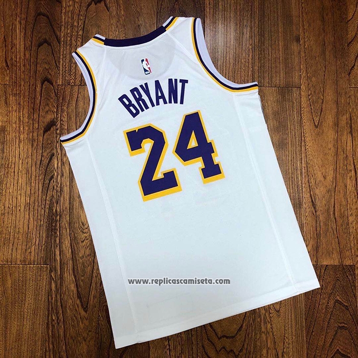Camiseta Los Angeles Lakers Kobe Bryant #24 Association 2018-19 Blanco2